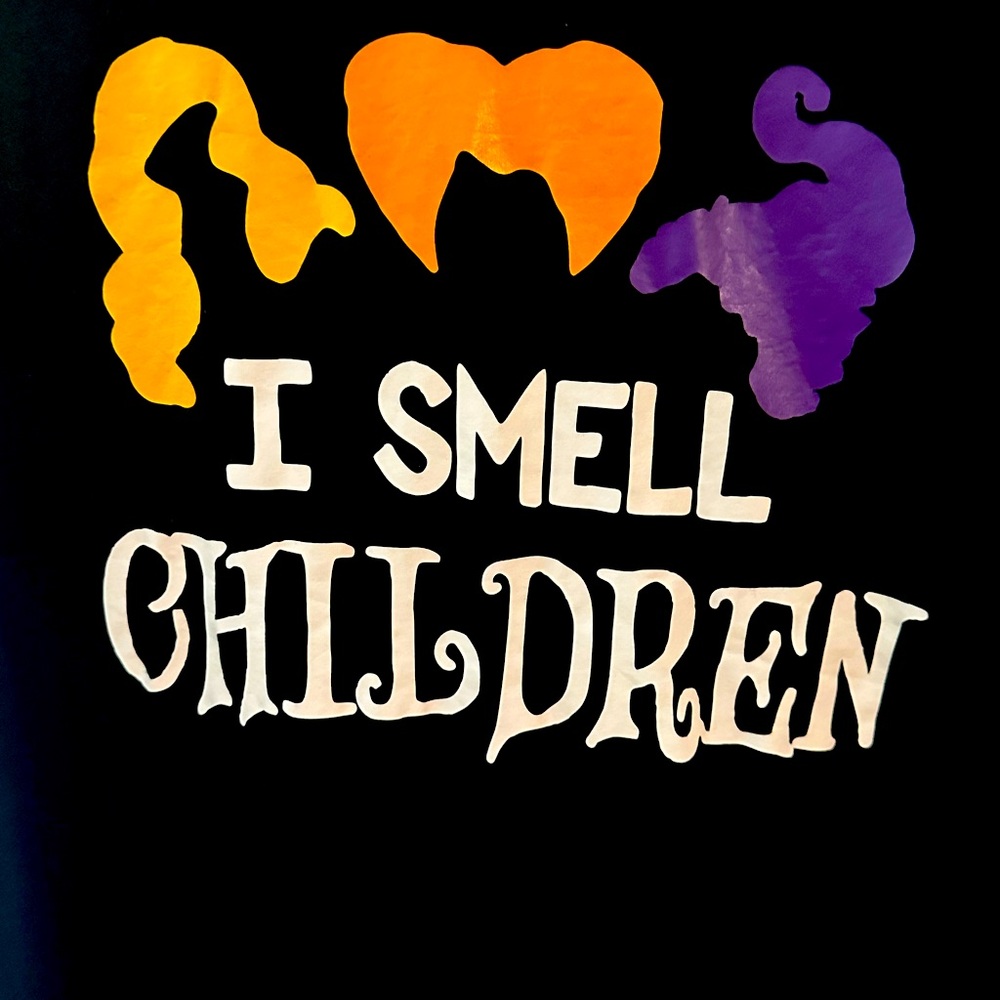 Hocus Pocus - I smell children shirt- black size 2XL